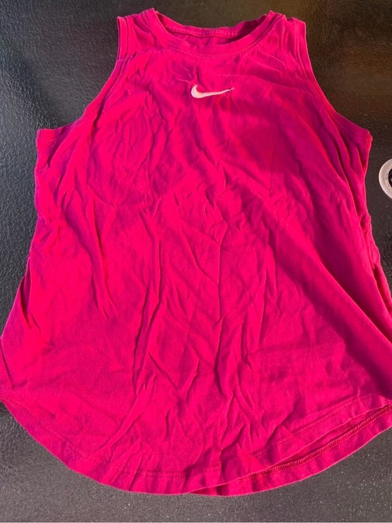Nike Tops - Nike Women's Hot Pink Athletic Tank with White Swoosh
